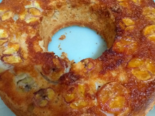 Bolo de iogurte com granola