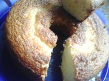 Bolo de limão com chantilly