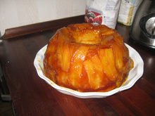 Torta de banana no liquidificador