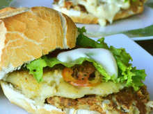 Sanduíche de pão francês