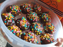 Cupcake fit de micro-ondas