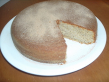 Bolo de banana fofinho