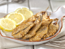 Sardinha crocante na air fryer