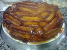 Torta de banana caramelada