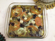 Filé de linguado à moda italiana