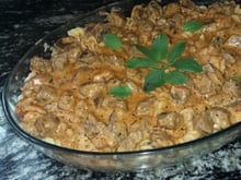 Estrogonofe de macarrão