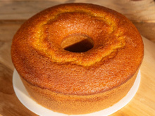Bolo de cenoura, zero lactose, zero glúten