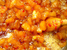 Abacaxi caramelizado com pimenta