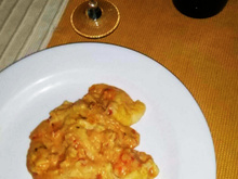 Gratinado de camarão