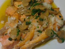 Salmão no papel