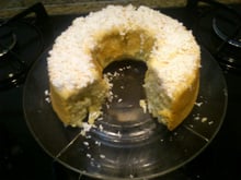 Bolo de coco diet  para forno elétrico