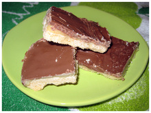 Quadrados de chocolate