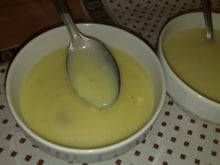 Sopa creme com frango e batata