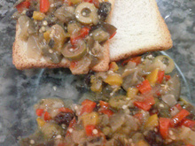 Caponata de berinjela