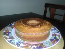 Bolo de iogurte e limão