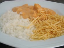 Strogonoff de carne ou frango - cremoso
