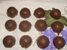 Trufa de chocolate sem leite condensado