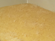 Polenta cremosa com queijo