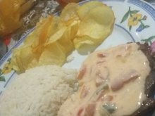 Bife cremoso chique