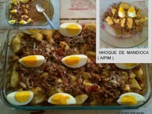 Nhoque de mandioca do Lúcio