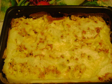 Polenta recheada Sol