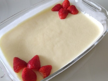 Creme amarelo da vó/creme belga