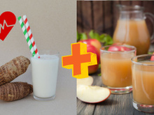 Quais são os benefícios do suco de inhame com maçã?