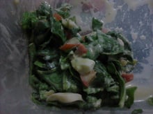 Salada de espinafre cru