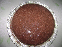 Torta deliciosa de chocolate