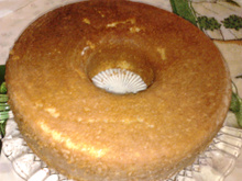 Bolo de fubá integral