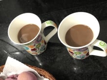 Chocolate quente vegano