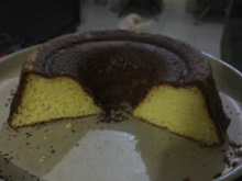 Bolo de milharia da Rê