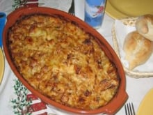 Bacalhau com natas saboroso