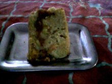 Bolo de banana salgado