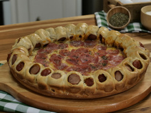 Pizza de cachorro-quente