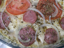 Pizza de batata palito