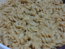 Macarrão com gorgonzola