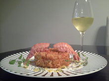 Risoto de lagostim com limão siciliano (onion free)