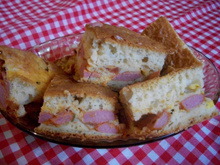 Cachorro quente ao forno