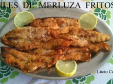Filés de merluza fritos (Lúcio Cezar)
