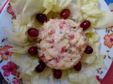 Salada de frango tropical