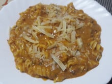 Macarrão na pressão com atum