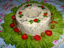 Mousse salgado de abacaxi