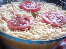 Torta fria entre patês da Lana