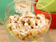 Salada de grão-de-bico