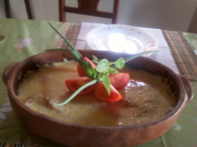 Arroz de forno com camarão