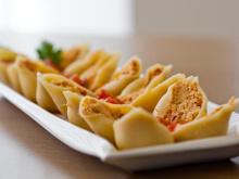 Conchiglione com recheio de ricota