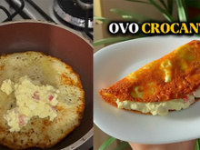 Ovo crocante é meu café da manhã de todos os dias, viciei: receita fácil é gostosa demais!