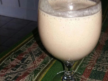 Vitamina de banana com canela