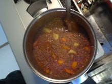 Ensopado de carne moída